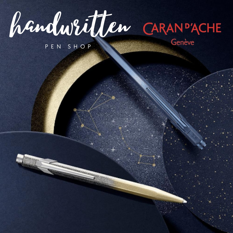 

CARAN DACHE 849 Cosmic Blue Ballpoint Pen / Pulpen