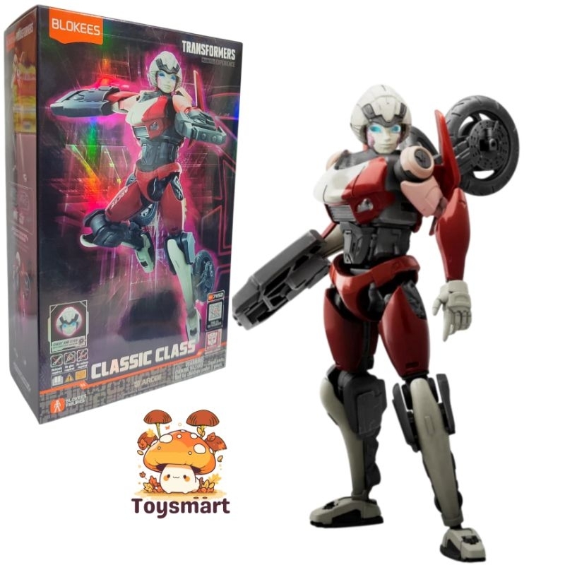 Blokees Transformers Arcee Classic Class 07 Cc Action Figure Arcee Transformers Koleksi