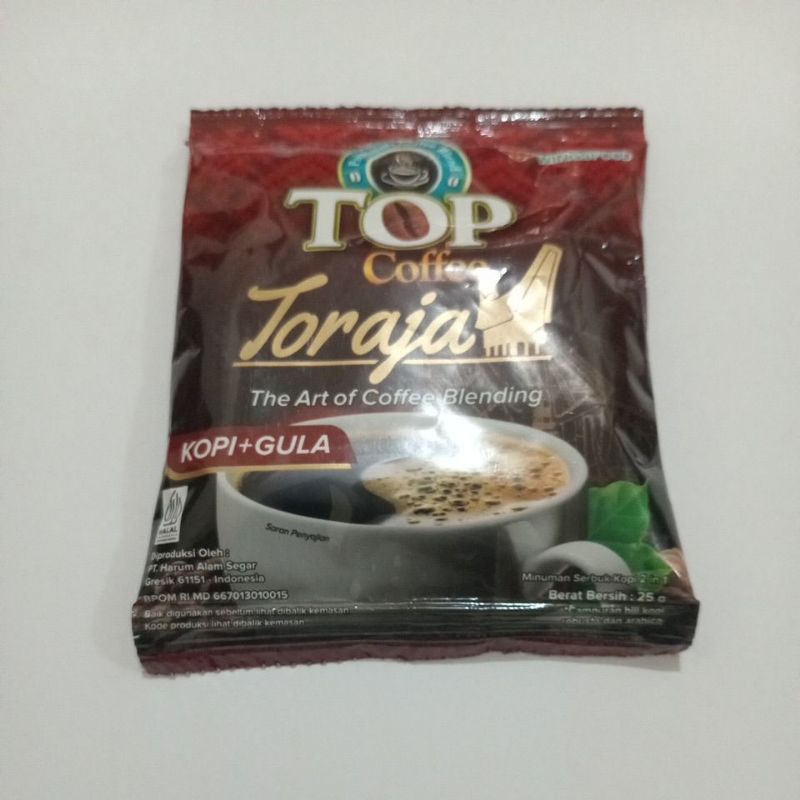 

kopi top toraja per sachet