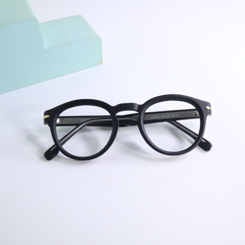 frame kacamata bulat tebal kode Raymond