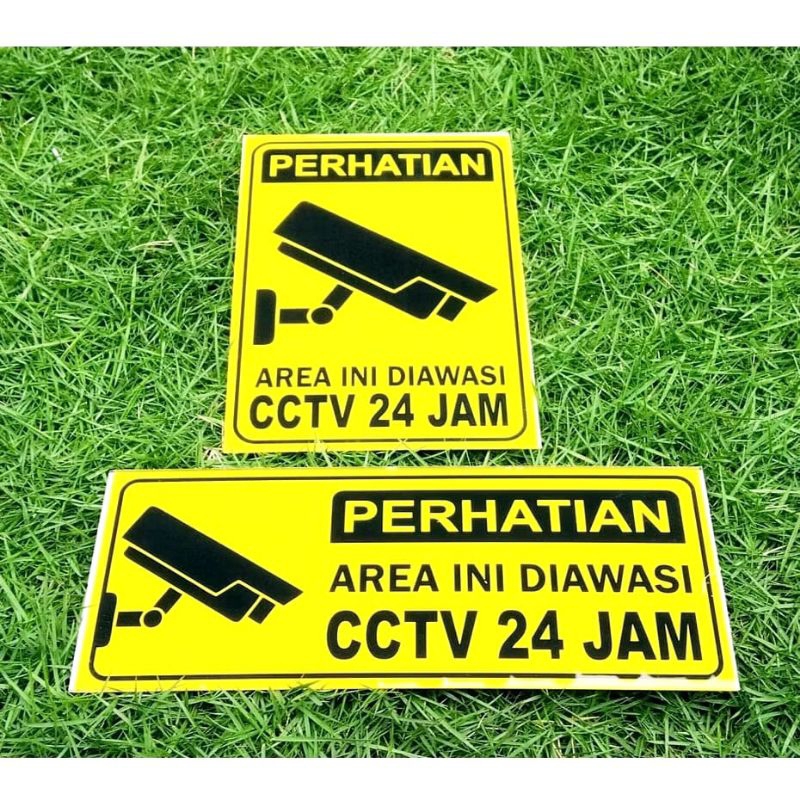 

Akrilik papan cctv area /akrilik papan tempel/papan akrilik murah