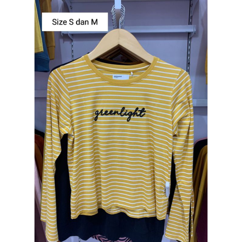 SALE KAOS CEWEK GREENLIGHT LENGAN PANJANG ORIGINAL