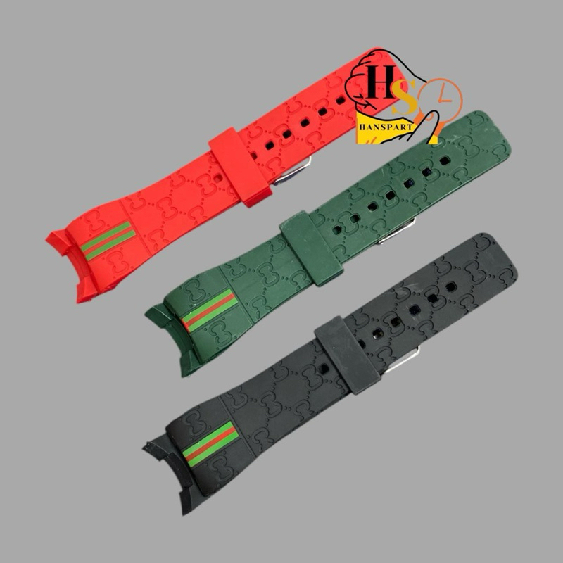 STRAP JAM GUCCI KARET RUBBER TALI JAM GUCCI