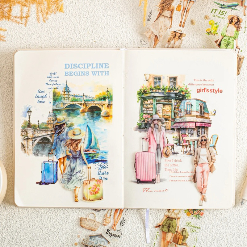 

Gorgeous Girls Travelling PET Tape Roll