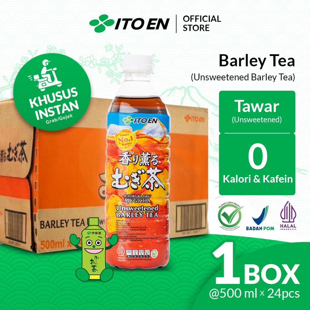 

ITO EN Barley Tea No Sugar 500ml isi 24 pcs - Khusus Instant