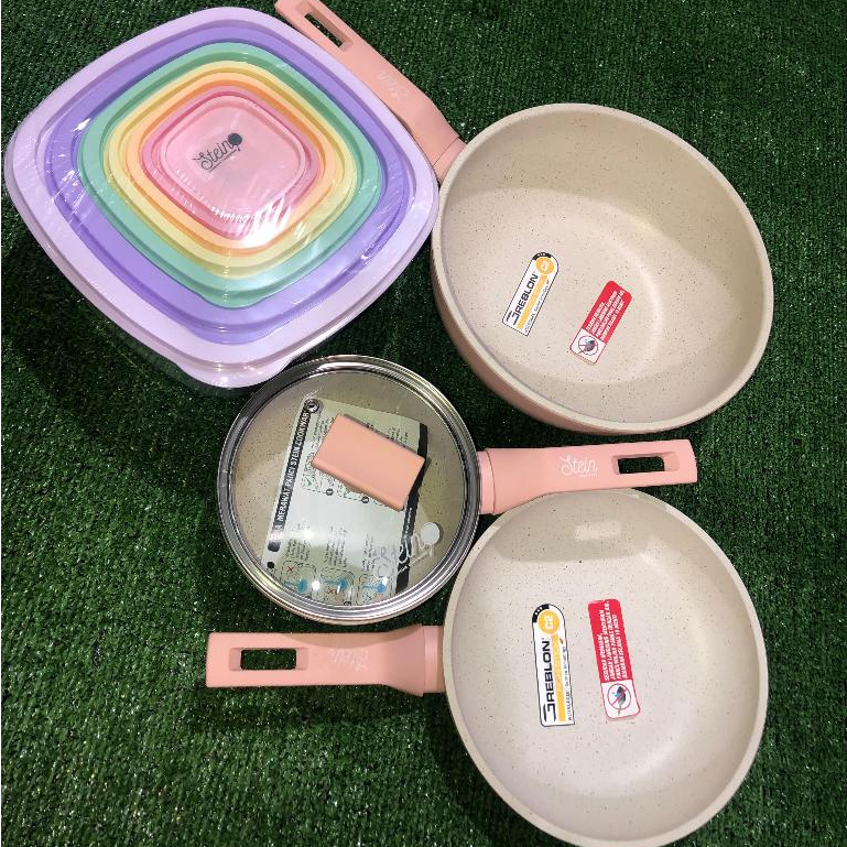 STEIN COOKWARE GLOWPAN (PANCI SET) 3in1