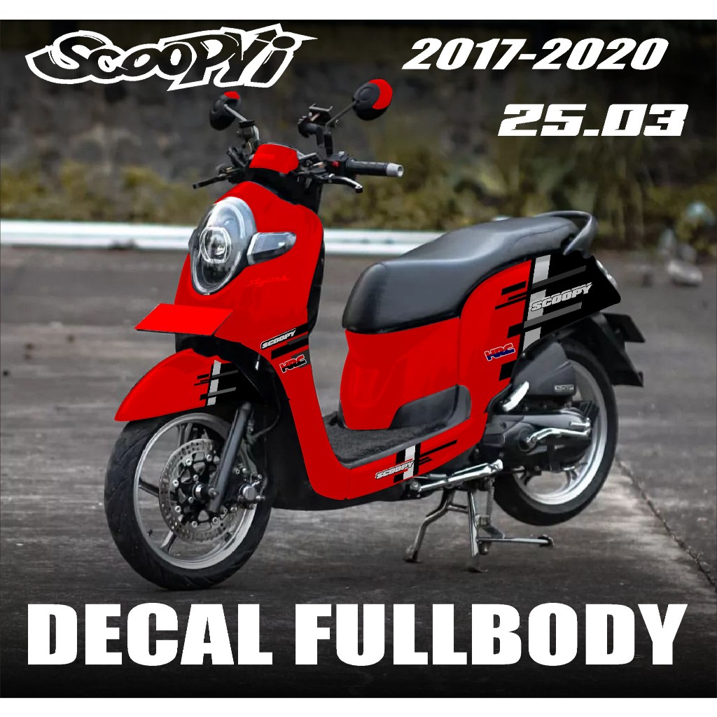 (COD) DECAL TERBARU SCOOPY 2017 TAHUN 2017 2018 2019 2020 SCOOPY 2017 FULL BODY SCOOPY 2017 VARIASI 