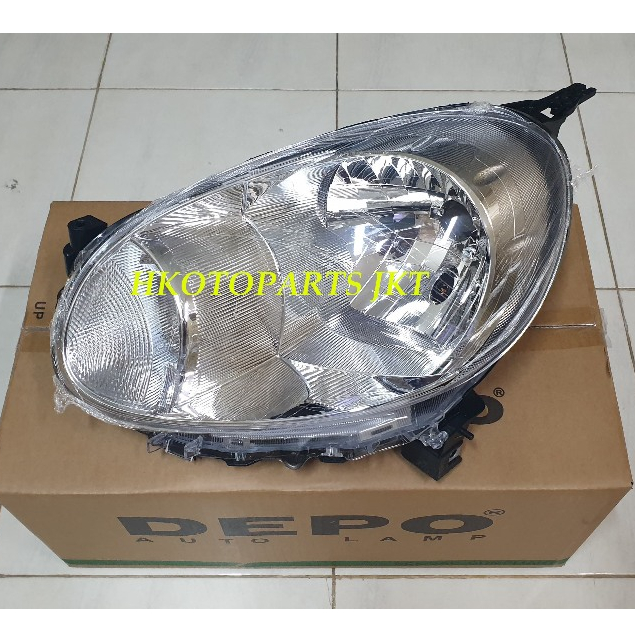 Headlamp Mika Lampu Depan Nissan March 2010 2011 2012 2013 2014 DEPO