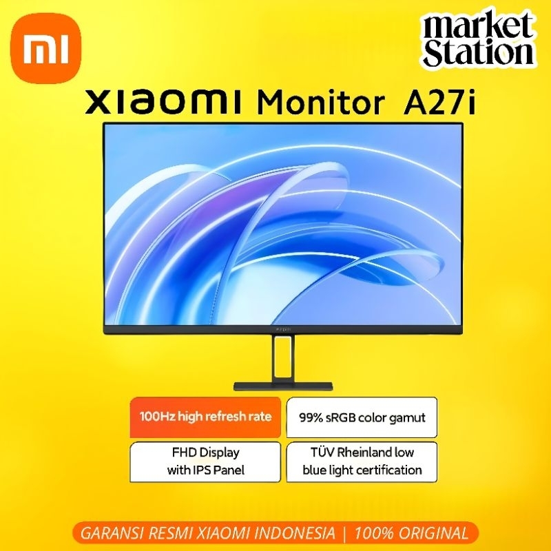 Monitor Xiaomi 27 Inch Gaming Monitor FHD 100Hz IPS A27i Garansi Resmi