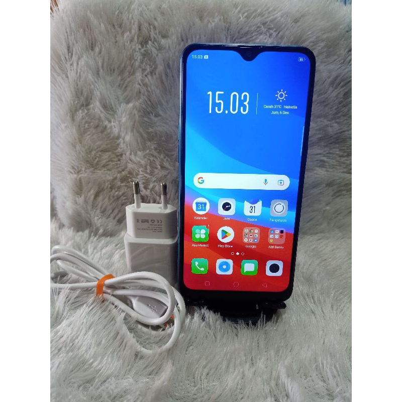 JUAL HP SECOND OPPO A7 RAM 4/64 ONLY