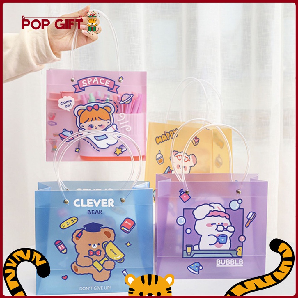 

PG Paper Bag Mini Plastik Tas Kado Lucu Motif Cartoon Paper Bag Kado Ulang Tahun Souvenir Tote Bag