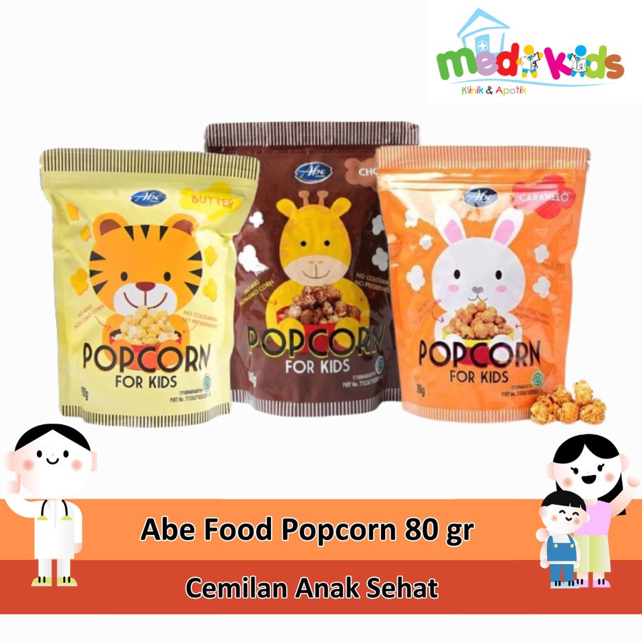 

Abe Food Popcorn 80gr Abefood For Kids Popcorn 80 gr / Popcorn Anak / Cemilan Sehat Anak