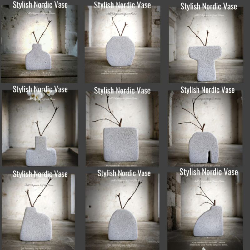 Aaesthetic vase / Nordic vase / vase nordic