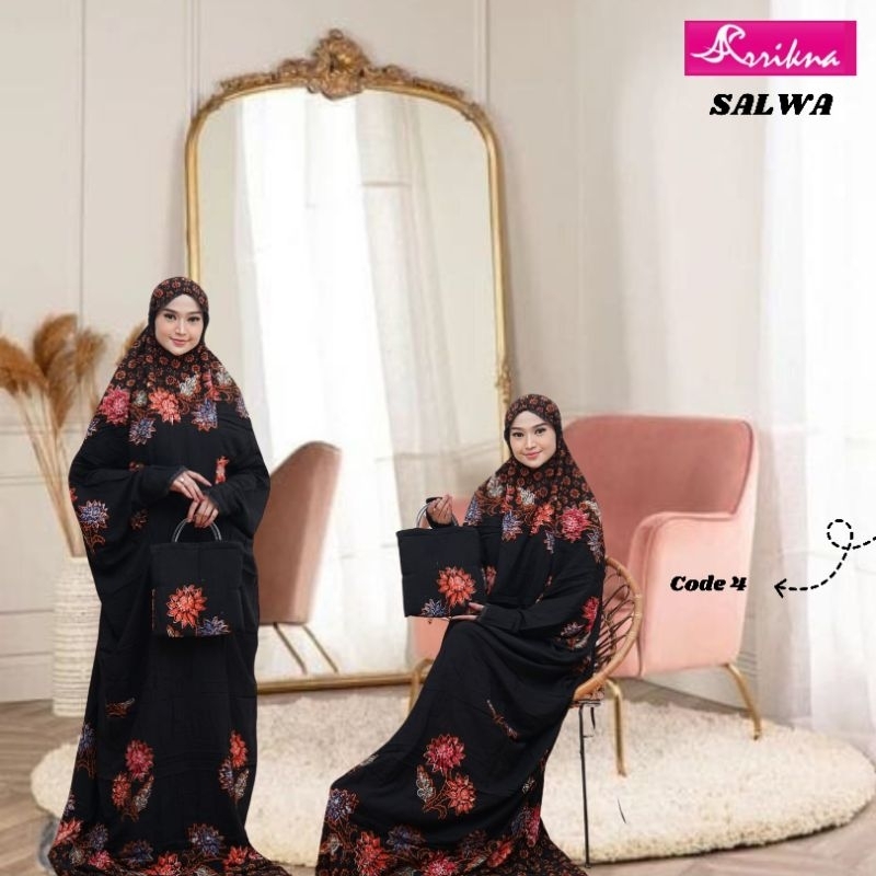 Mukena Terusan Salwa - Rayon Twill