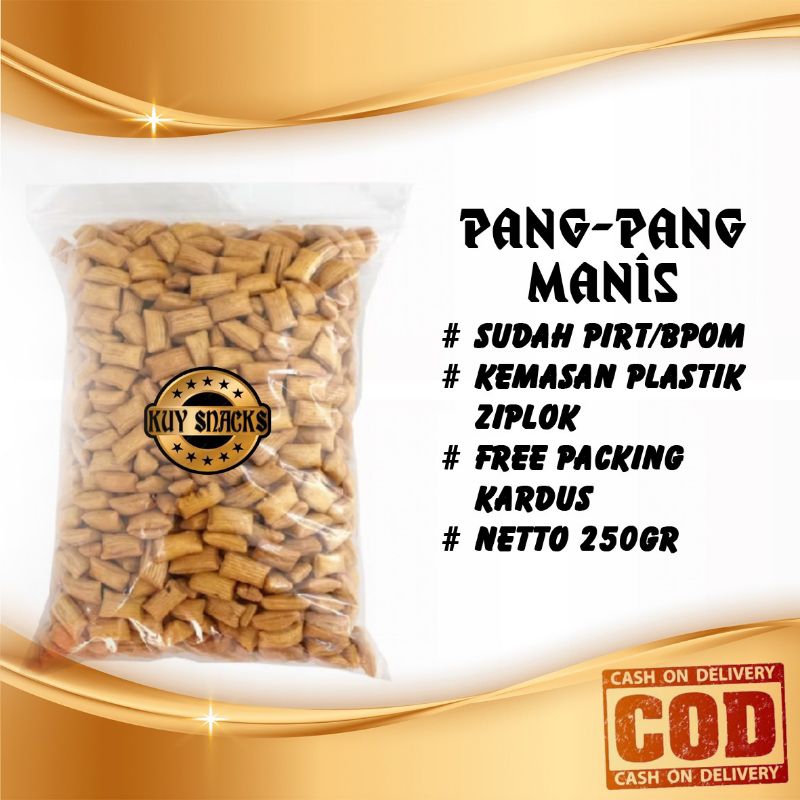 

{Kuy Snacks} Aneka Macam Makanan Serba 250gr Pang-Pang Manis Dan Pedas