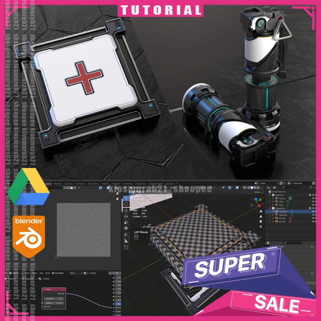 Blender 3D - Ultimate Game Asset Course With Blender 3D Blender Tutorial