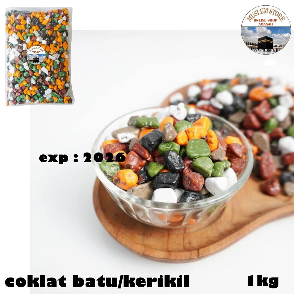 

coklat batu /krikil dari turky 1kg