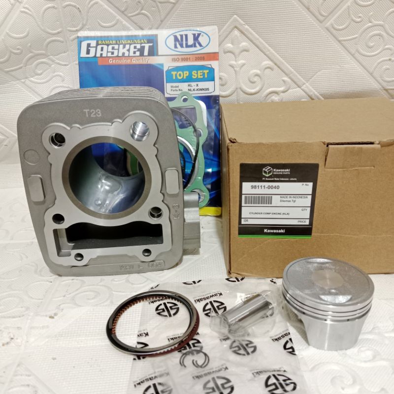 BLOK SEHER KOMPLIT RING PISTON+TOP SET KAWASAKI KLX 150 DTRACKER KLX