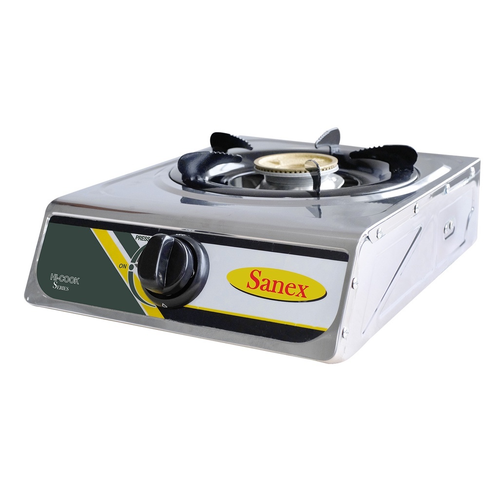 Paket Kompor Gas 1 Tungku Steanlees SANEX / Kompor Gas Satu Tungku FULL SET Lengkap promo