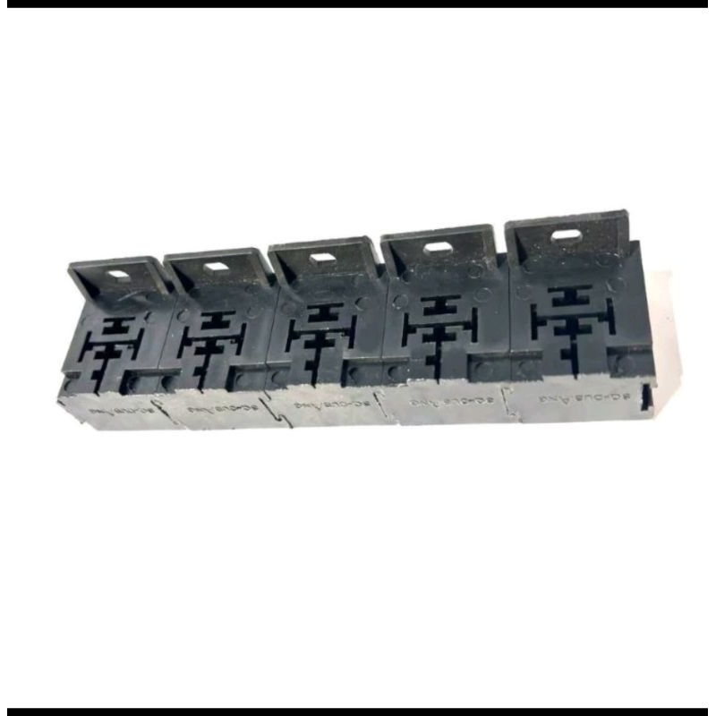 Socket Relay Gandeng Model Bangku KOSONGAN - Soket Rumah Relai Kosong / SOCKET RELAY HITAM 4 KAKI DA