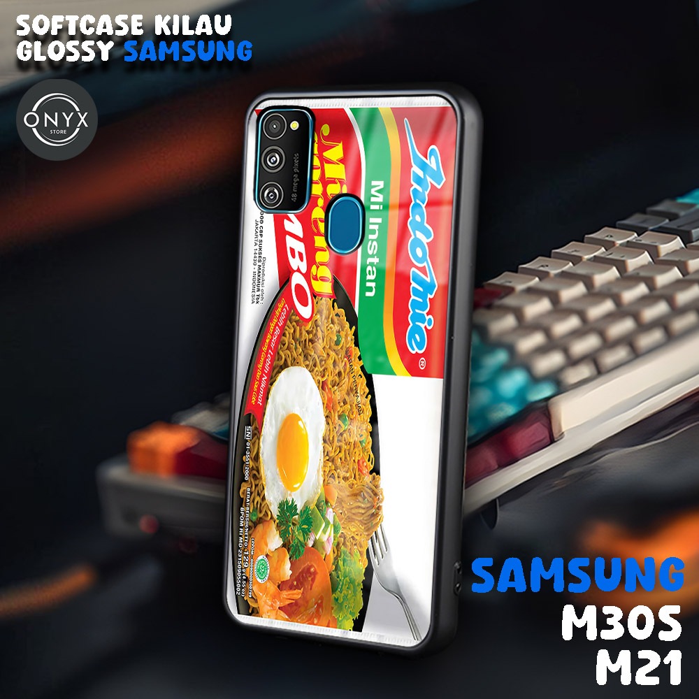 [AA24] Softcase SAMSUNG M21 | M30S | INDOMIE | Case Samsung Keren Lucu | Casing Kilau Glossy Samsung