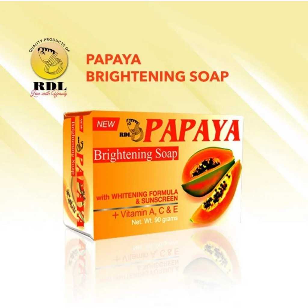 Sabun Papaya RDL Asli Original Bpom 135gr - Sabun Pencuci Muka - Sabun RDL Original Asli 100%