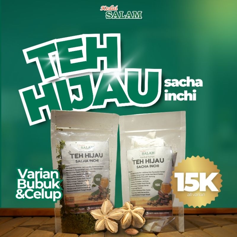 

Teh Hijau Sacha Inchi Dijamin 100% Produk Alami