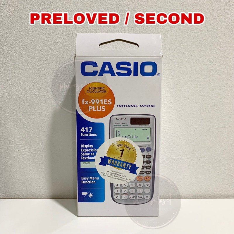 PRELOVED / SECOND - CASIO Scientific Calculator fx-991ES PLUS Kalkulator