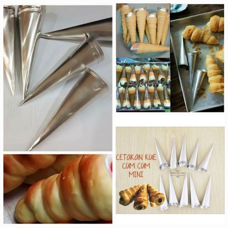 cetakan kue cumcum mini / cetakan cornetto