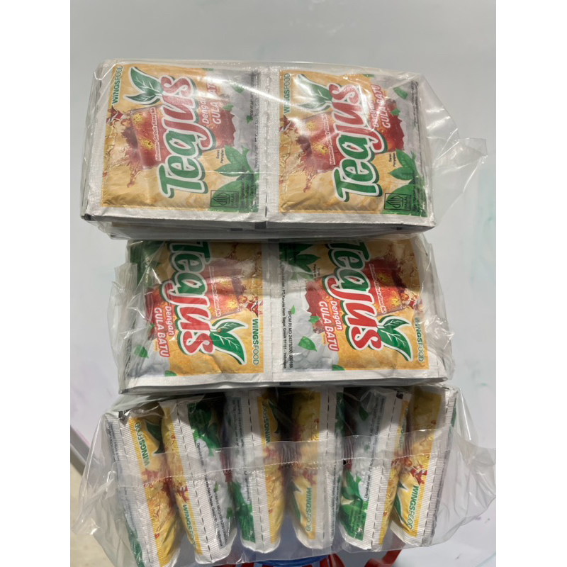 

Tea juz gula batu 1 pak isi 6 renceng