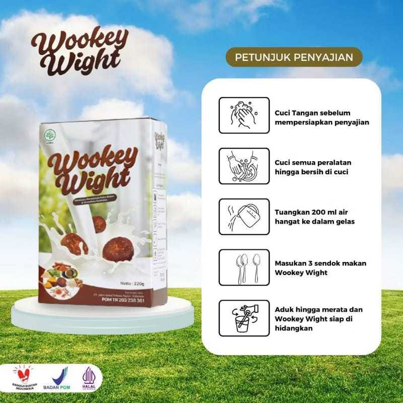 

Wookey Weight Coklat - Susu Penambah Berat Badan