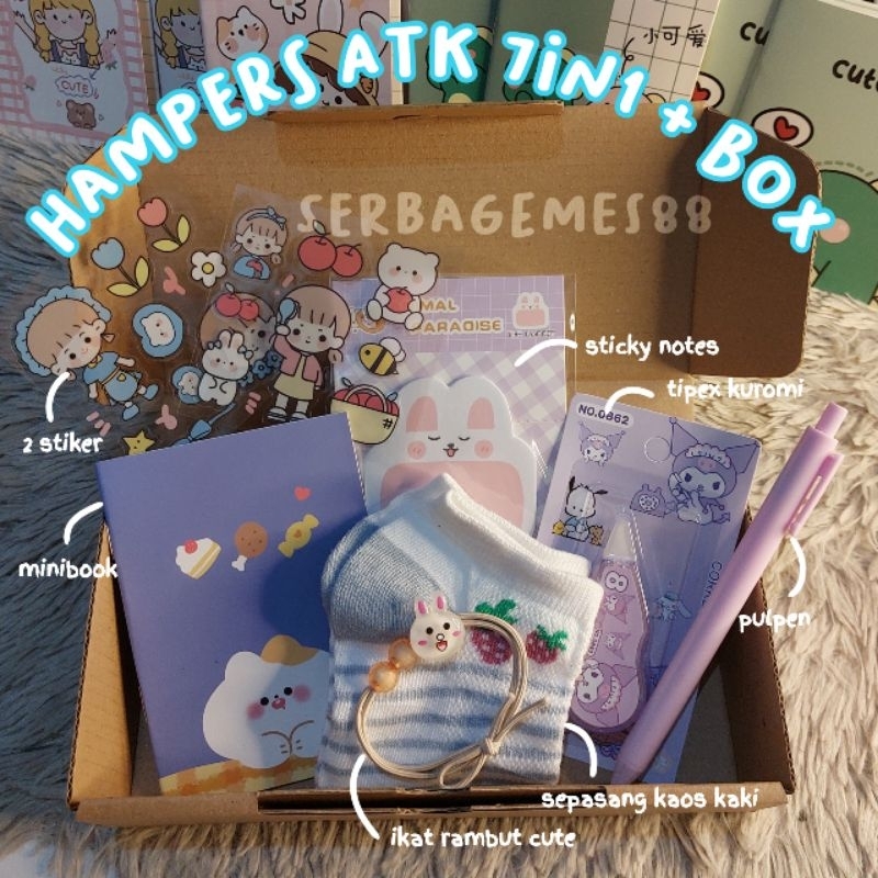 

serbagemes88 - SET ALAT TULIS ANAK 7 IN 1 LENGKAP SANRIO KUROMI / PAKET HAMPERS KADO GIFT SOUVENIR/STATIONERY SET HADIAH LUCU WISUDA /KADO ULANG TAHUN CEWEK MURAH/GIFT BOX LUCU / STATIONERY SET AESTHETIC /ALAT TULIS SISWA/ GIFT BOX KADO UNIK BESTIE TEMAN