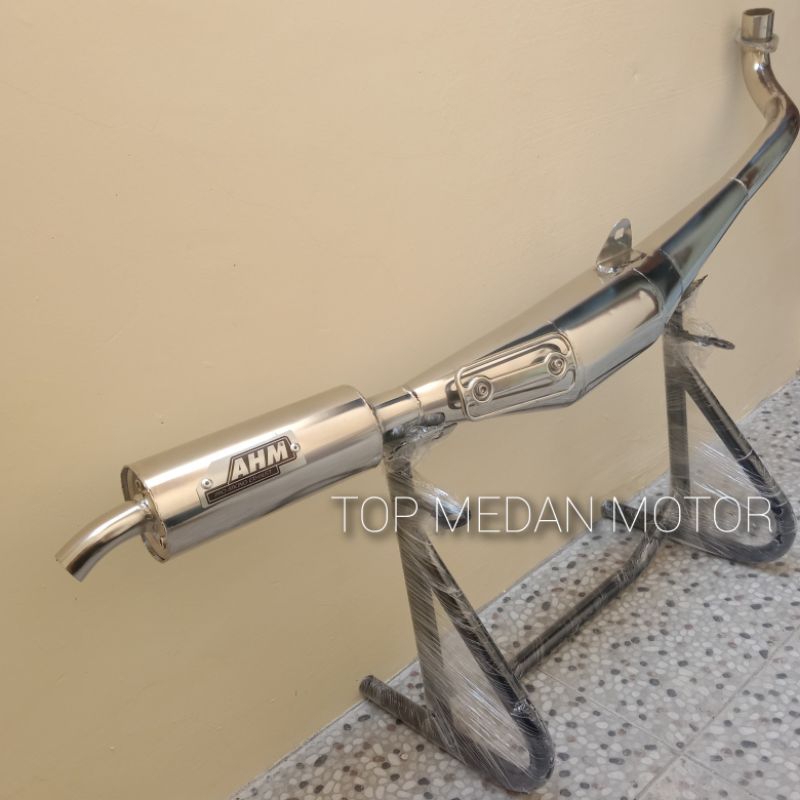 KNALPOT F1ZR RACING AHM CHROME