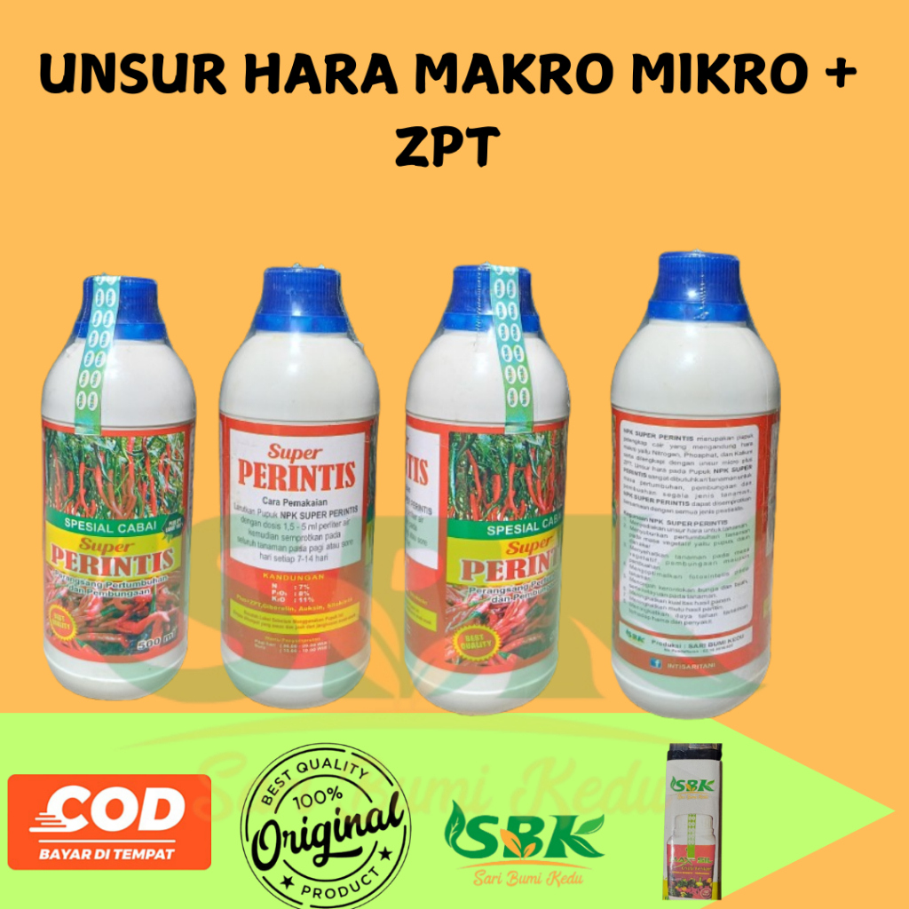 Hai Mampir Shop Pupuk Tanaman Cabe Pupuk Npk Pupuk Daun Pupuk Npk Cair Pupuk Cabe Pupuk Zpt Tanaman