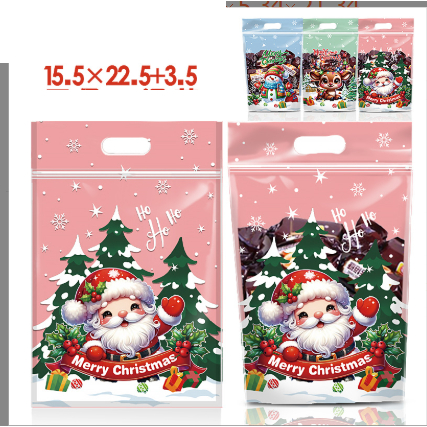 

10pcs Plastik Klip Natal. Plastik Natal. Pouch Natal. Christmas Clip Bag