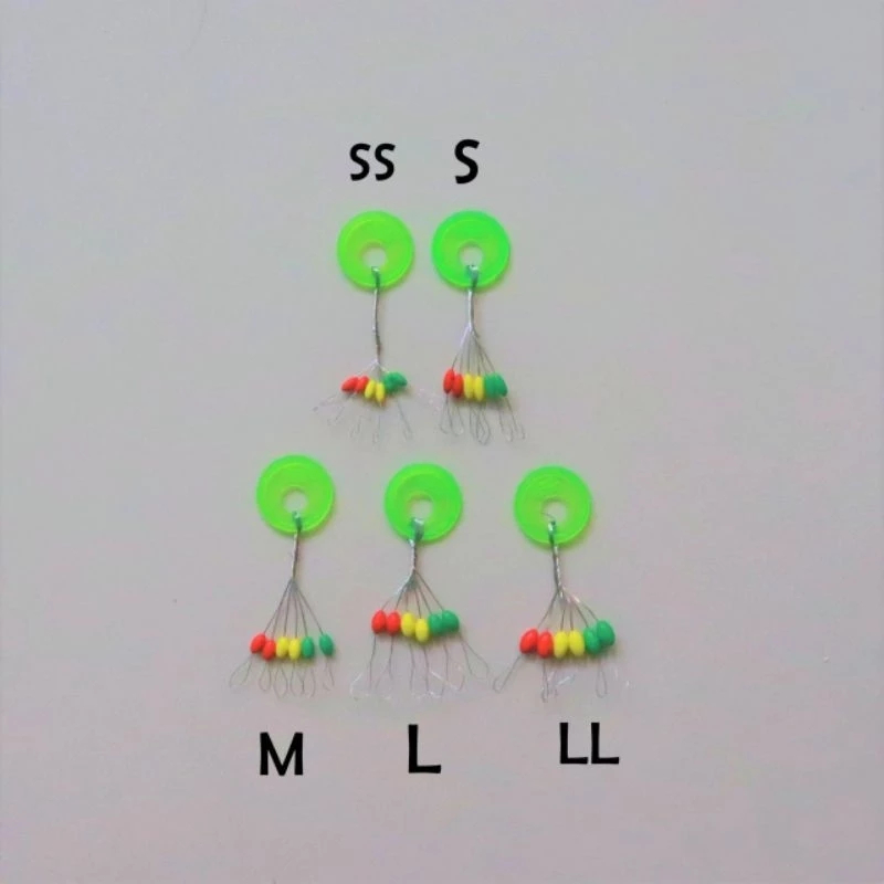 Stopper Pancing/Karet Penahan Timah OMGA BULAT Warna Warni