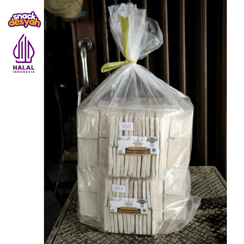 

SAGON PADANG MELATI ( 1 BALL 3 KG ) / MELATI SNACK / SAGON KHAS PADANG / MAKANAN RINGAN