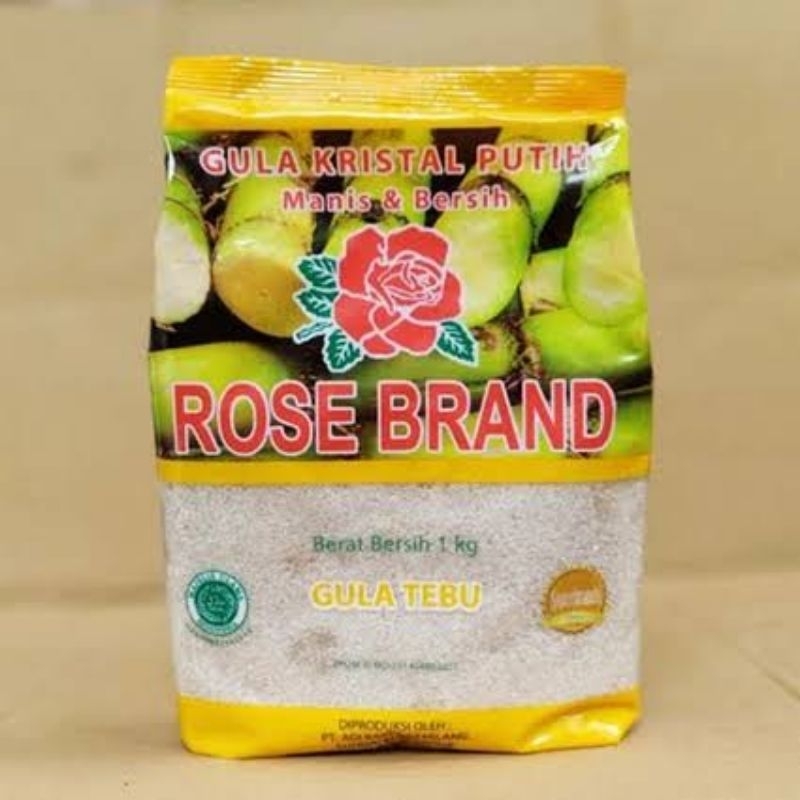 

Gula Kristal Putih Rose Brand Merah Pasir Manis & Bersih