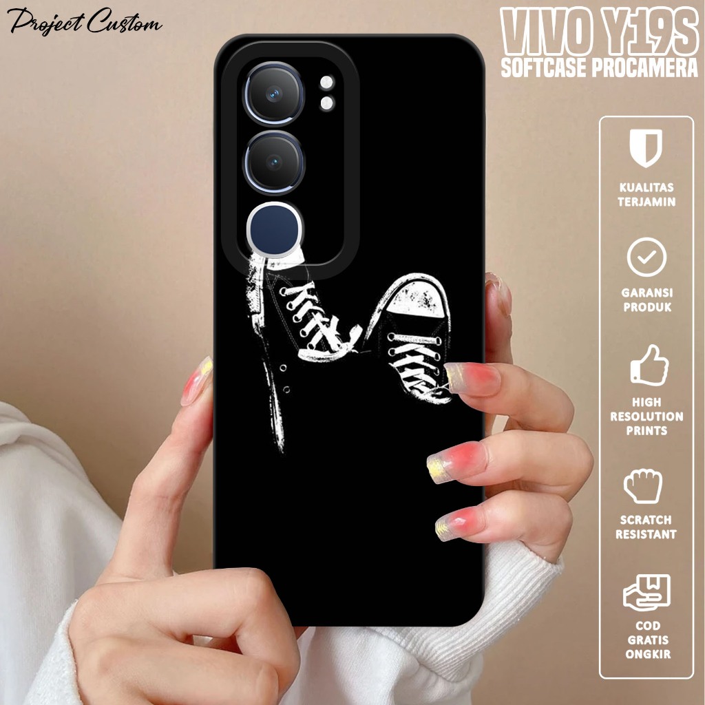 Softcase Hp VIVO Y19S - Case Hp VIVO Y19S ( BLCK ) Silikon Hp VIVO Y19S - Casing Hp VIVO Y19S - Cass