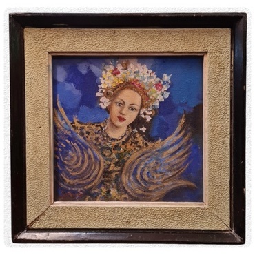 Lukisan Penari Bali Original Karya Srihadi