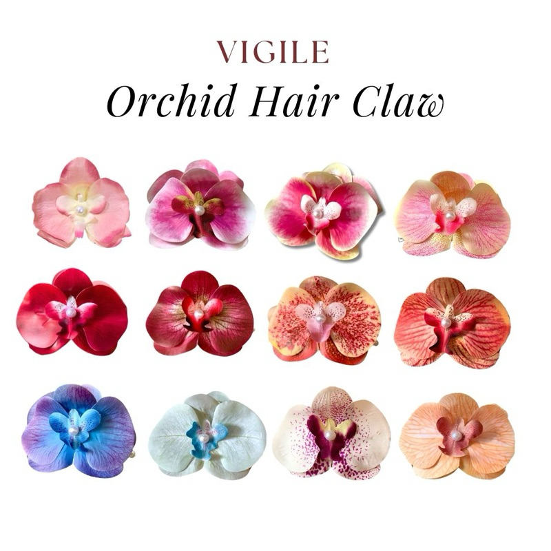 Orchid Hair Clip/Claw | Jepit Bunga Anggrek