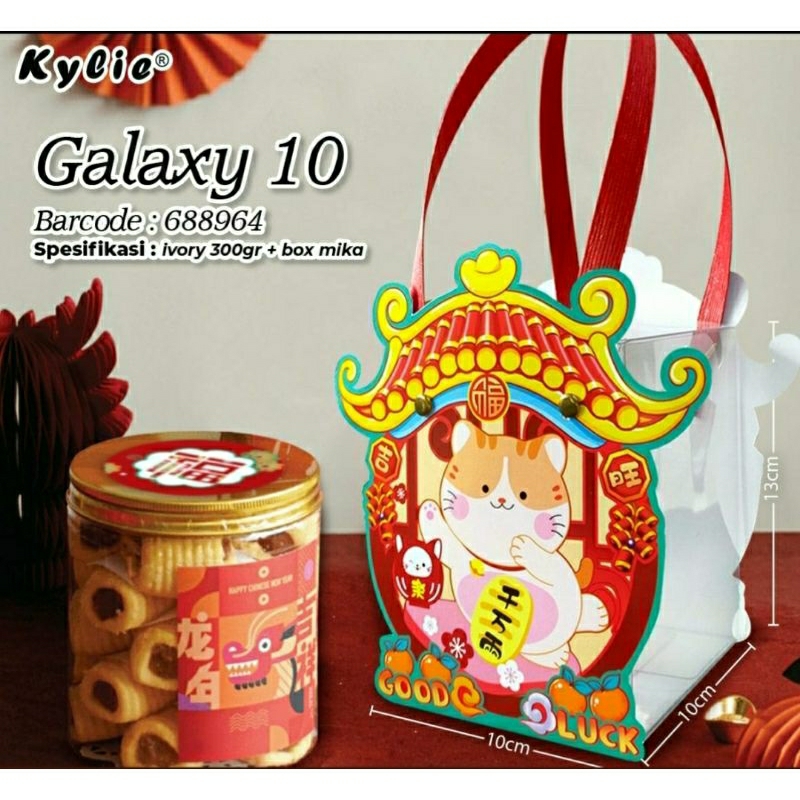 

Packaging Toples Jar Box Mika Imlek Dus Kotak Kue Kering Sincia Gift Box CNY Chinese New Year Souvenir Hampers