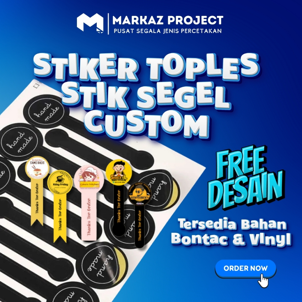 

STIKER TOPLES SEGEL STIK A3 CUTTING, BISA JADI BANYAK (14 - 55 PCS) TERGANTUNG UKURAN | STICKER BONTAC, VINYL | PROSES CEPAT TANPA PO | PO HANYA UNTUK JAGA2 KETERLAMBATAN SAJA