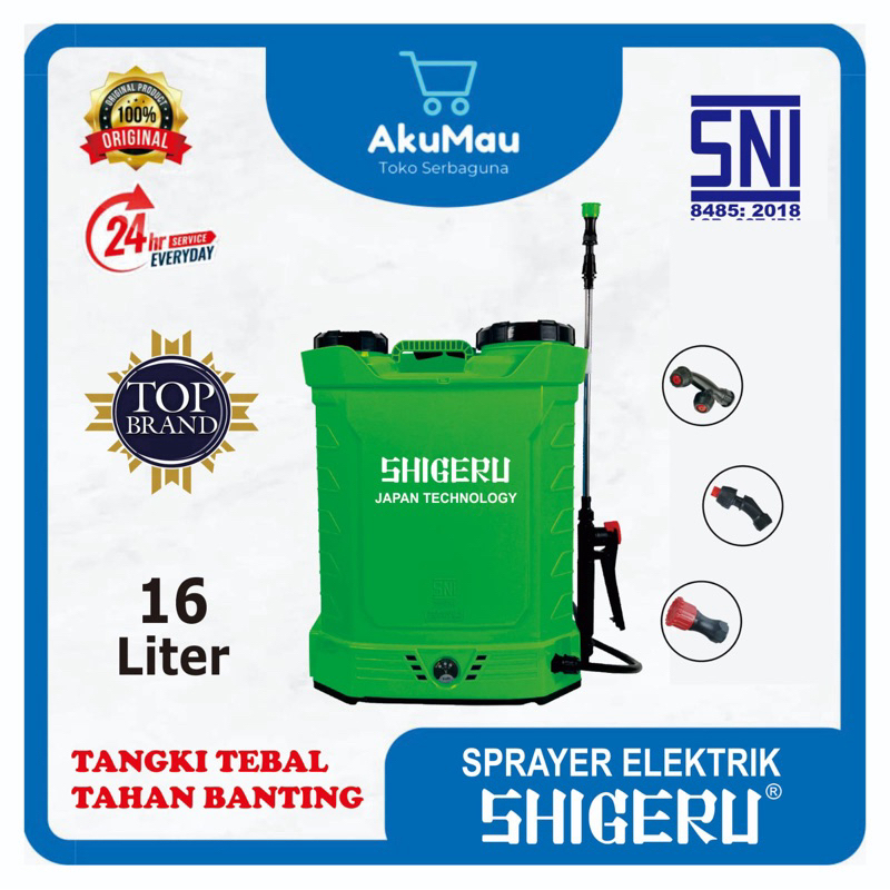 SHIGERU Sprayer Elektrik 16 Liter