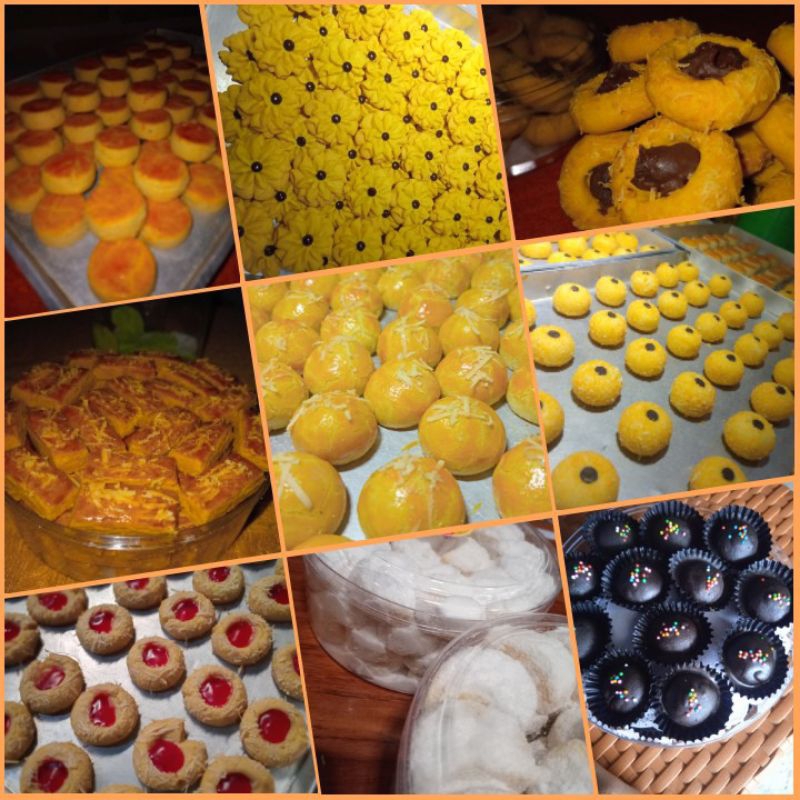 

Kue kering lebaran/ nastar/ kastengel/ semprit/ putri salju