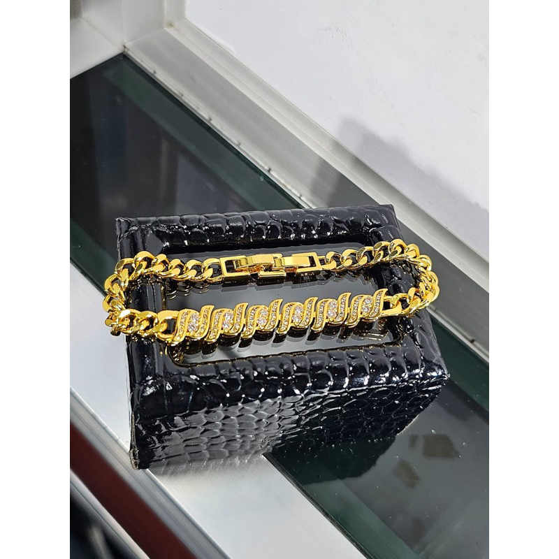 gelang plat seperti emas