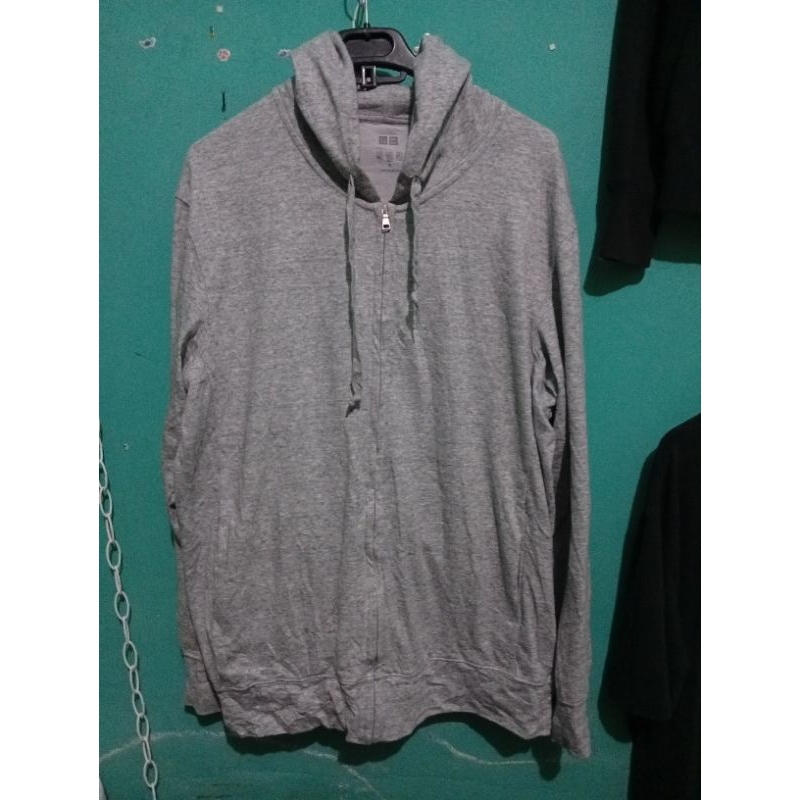 uniqlo Airism jaket hoddie global uniqlo