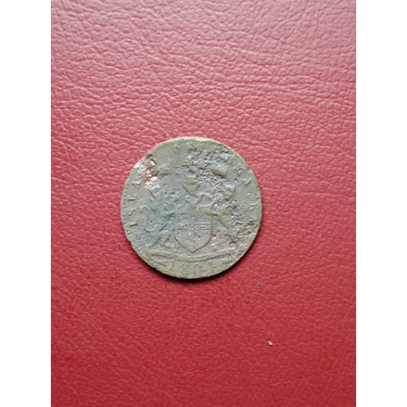 Koin Island of Sumatra 1804 Masehi