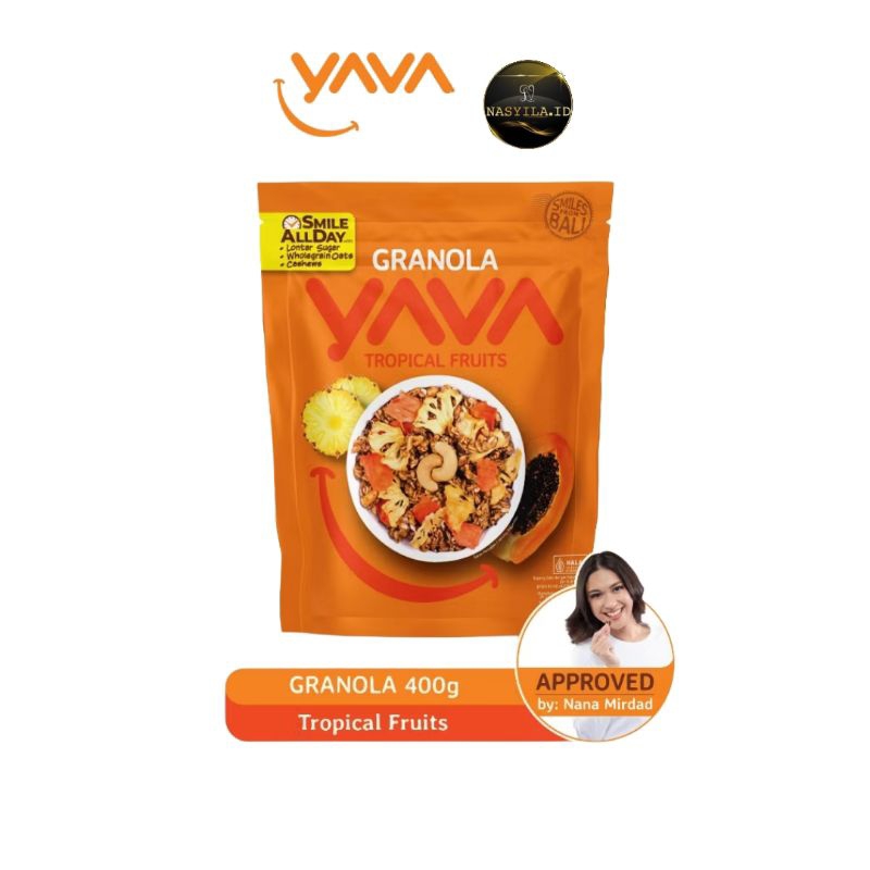 

Granola YAVA Tropical Fruit 400g