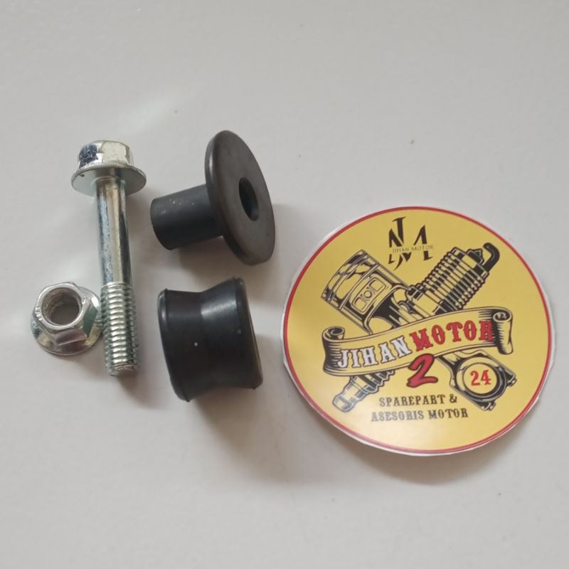 Baut baud gantungan knalpot Yamaha Mio lama Mio sporty smile garnis bagian bawah